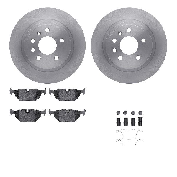 1999-2010 Saab 9-5 Disc Brake Kit - Rear (Dynamic Friction)