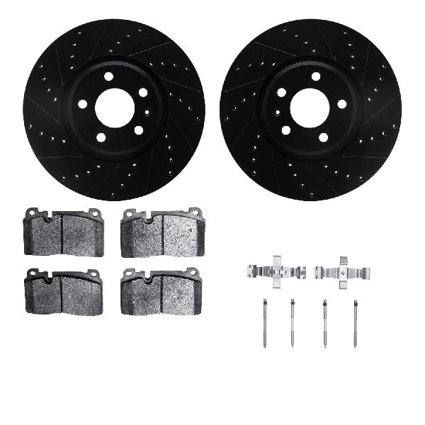 2013-2017 Audi Q5 Disc Brake Kit - Front (Dynamic Friction)