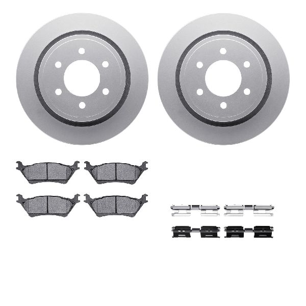 2012-2014 Lincoln Mark LT Disc Brake Kit - Rear (Dynamic Friction)