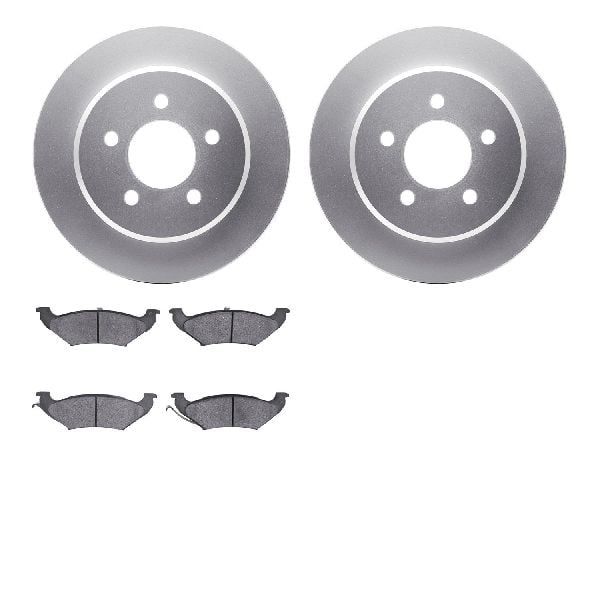 1997-2000 Dodge Grand Caravan Disc Brake Kit - Rear (Dynamic Friction)