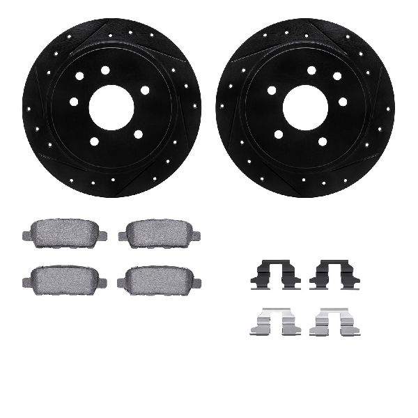 2011-2017 Nissan Juke Disc Brake Kit - Rear (Dynamic Friction)