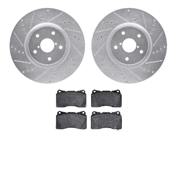 2005-2014 Subaru Impreza Disc Brake Kit - Front (Dynamic Friction)