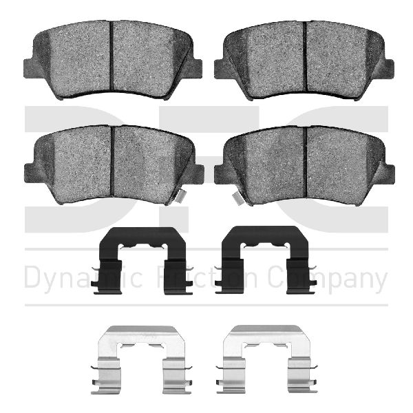 2010-2011 Kia Soul Disc Brake Pad Set - Front (Dynamic Friction)