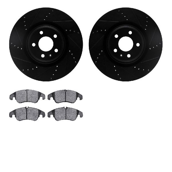 2014-2015 Audi A6 Disc Brake Kit - Front (Dynamic Friction)