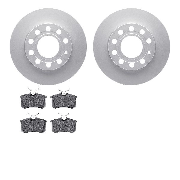 2002-2006 Audi A4 Disc Brake Kit - Rear (Dynamic Friction)