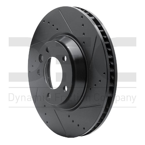 2007-2015 Audi Q7 Disc Brake Rotor - Front Left (Dynamic Friction)