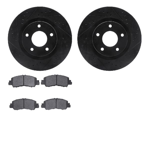 2018-2022 Mitsubishi Eclipse Cross Disc Brake Kit - Front (Dynamic Friction)