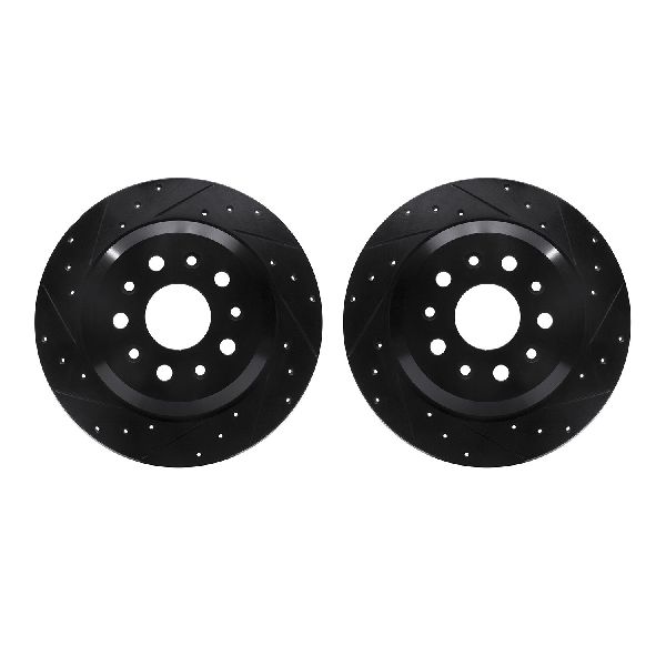 2018-2024 Jeep Wrangler Disc Brake Rotor Set - Rear (Dynamic Friction)