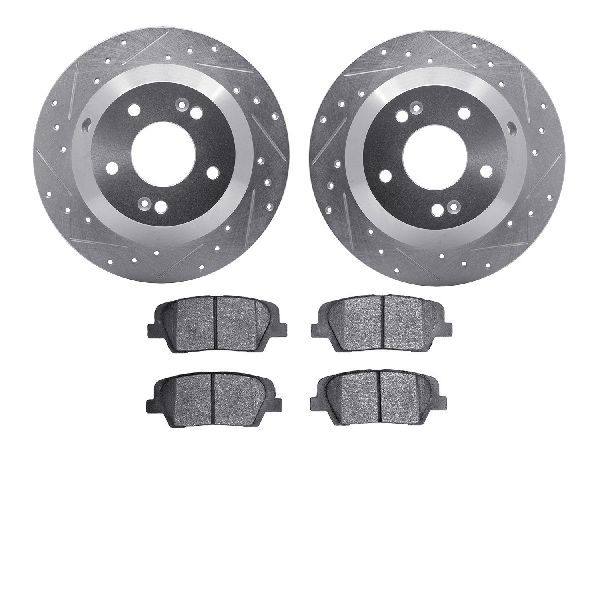 2010-2018 Hyundai Santa Fe Disc Brake Kit - Rear (Dynamic Friction)