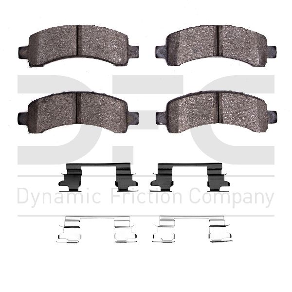 2003-2017 Chevrolet Express 3500 Disc Brake Pad Set - Rear (Dynamic Friction)