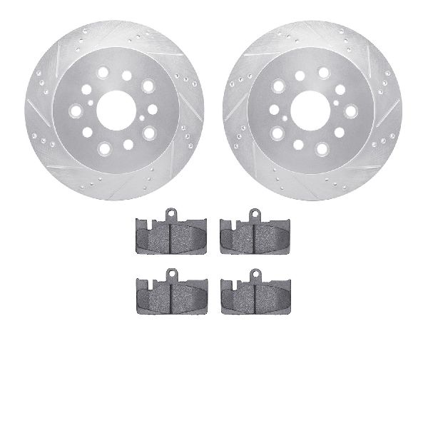 2001-2006 Lexus LS430 Disc Brake Kit - Rear (Dynamic Friction)