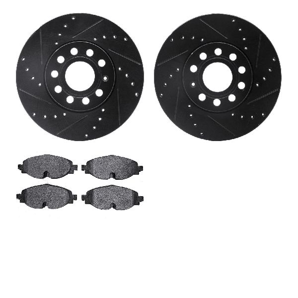2015-2019 Volkswagen Golf SportWagen Disc Brake Kit - Front (Dynamic Friction)