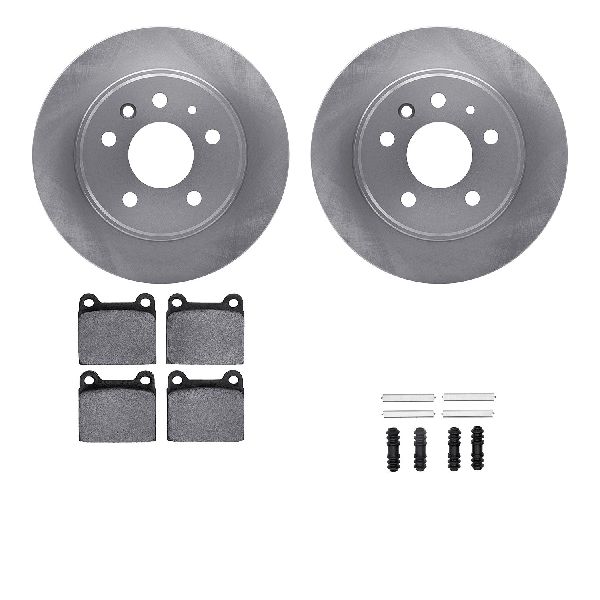 1988-1991 Mercedes-Benz 300SE Disc Brake Kit - Rear (Dynamic Friction)