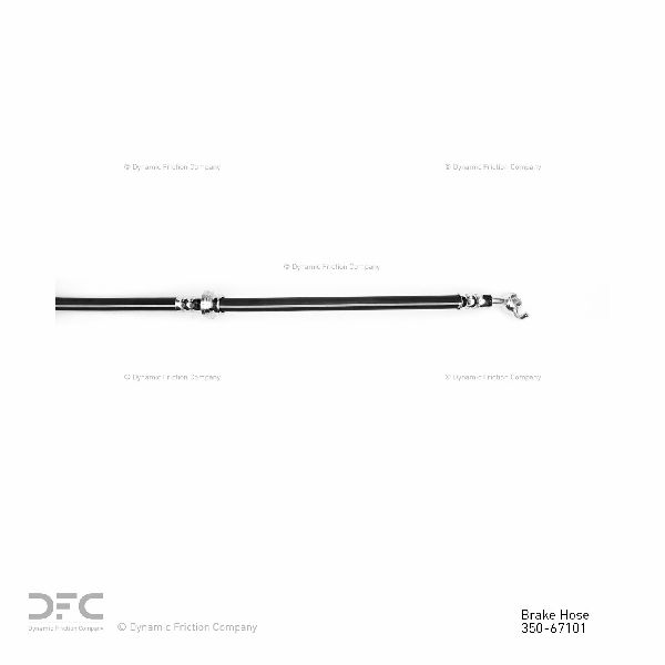 2014-2019 Nissan Versa Note Brake Hydraulic Hose - Front Left (Dynamic Friction)