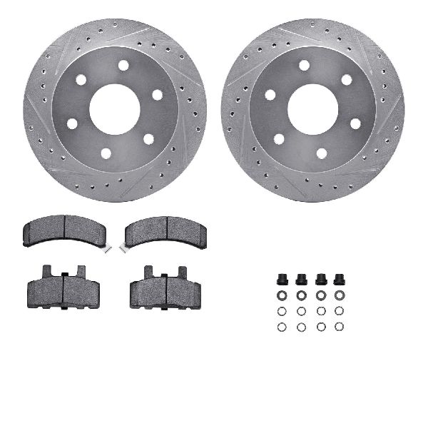 1995-1997 Chevrolet Tahoe Disc Brake Kit - Front (Dynamic Friction)