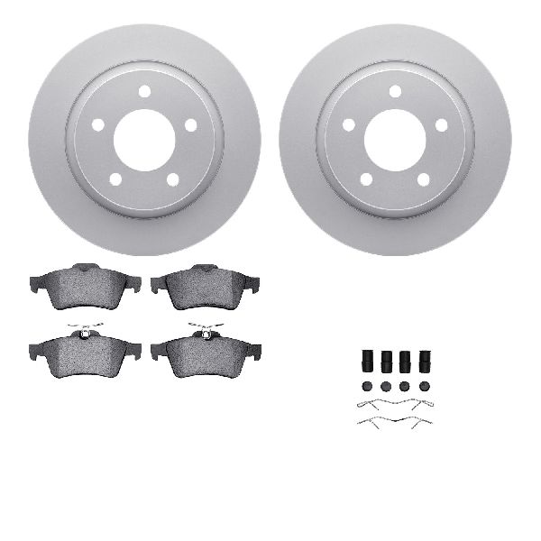 2004-2013 Mazda 3 Disc Brake Kit - Rear (Dynamic Friction)