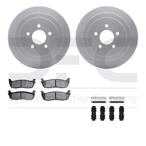 2003-2011 Lincoln Town Car Disc Brake Kit - Rear (Dynamic Friction)