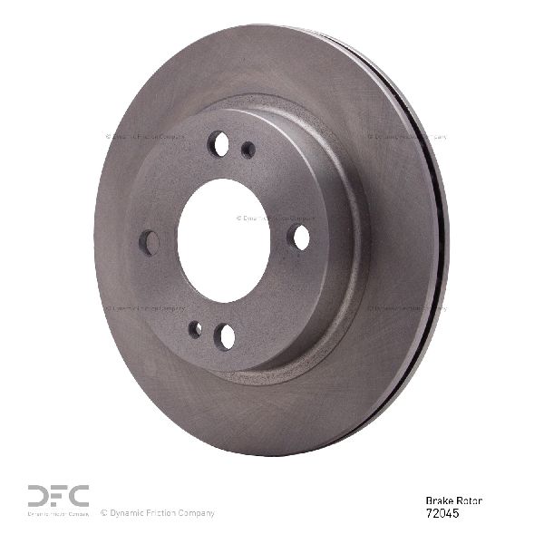 2014-2015 Mitsubishi Mirage Disc Brake Rotor - Front (Dynamic Friction)