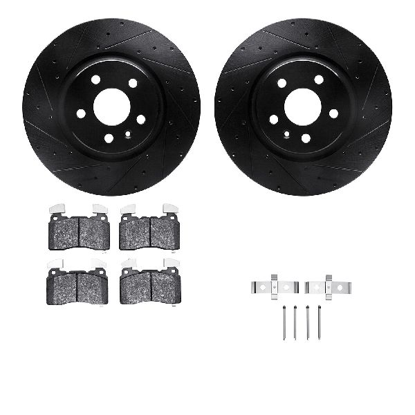 2012-2013 Tesla S Disc Brake Kit - Front (Dynamic Friction)