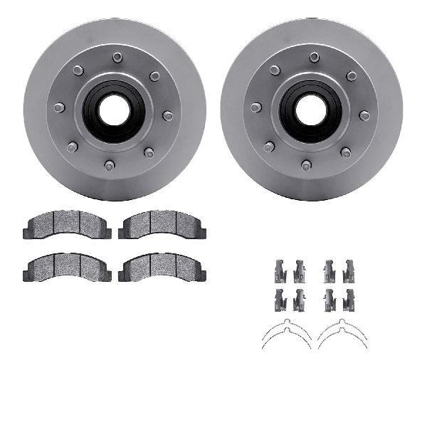 1999-2002 Ford F-350 Super Duty Disc Brake Kit - Front (Dynamic Friction)