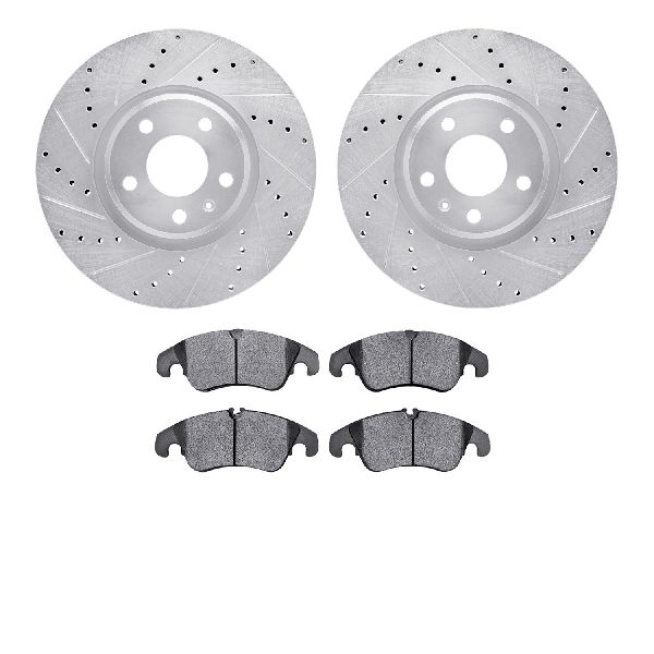 2012-2013 Audi A6 Disc Brake Kit - Front (Dynamic Friction)