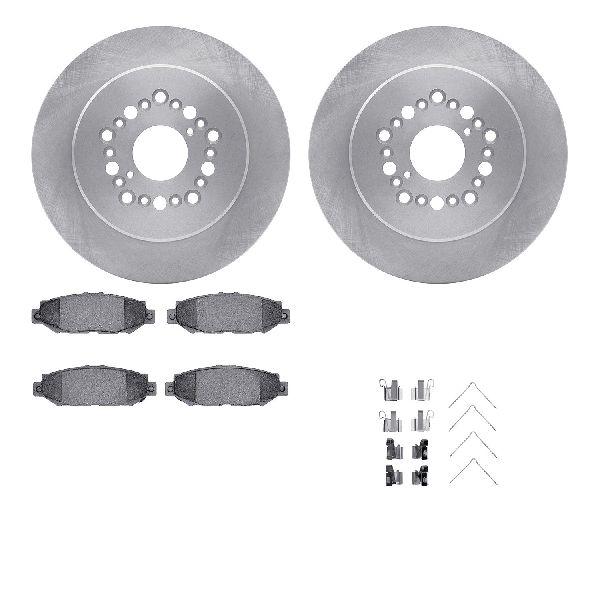 1993-1998 Toyota Supra Disc Brake Kit - Rear (Dynamic Friction)
