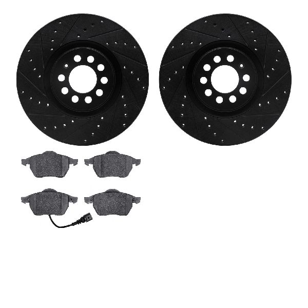 2004-2005 Volkswagen Jetta Disc Brake Kit - Front (Dynamic Friction)