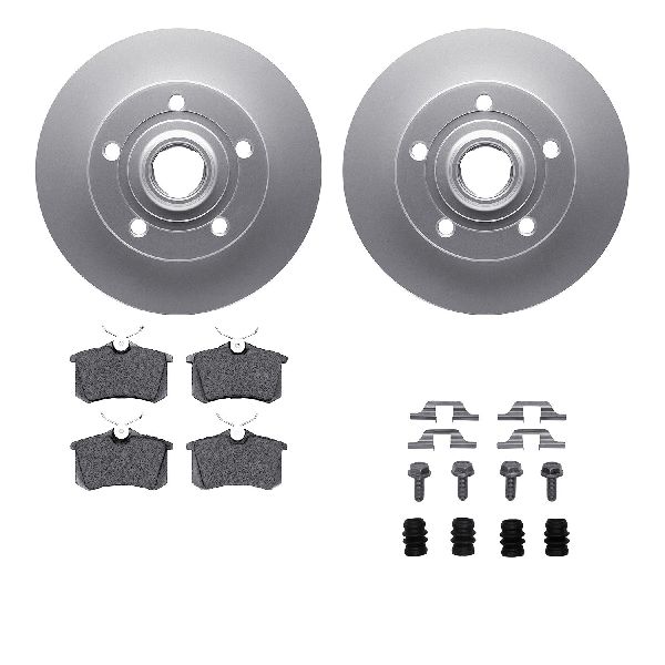 2000-2008 Audi A4 Disc Brake Kit - Rear (Dynamic Friction)
