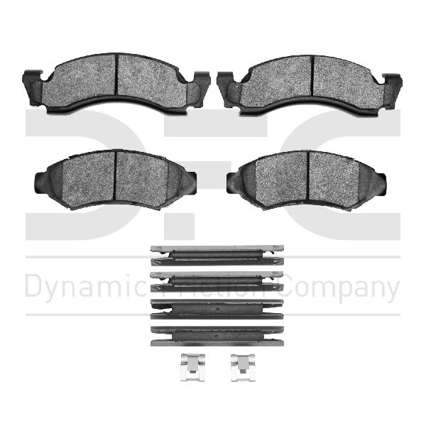 1986-1993 Ford E-150 Econoline Disc Brake Pad Set - Front (Dynamic Friction)