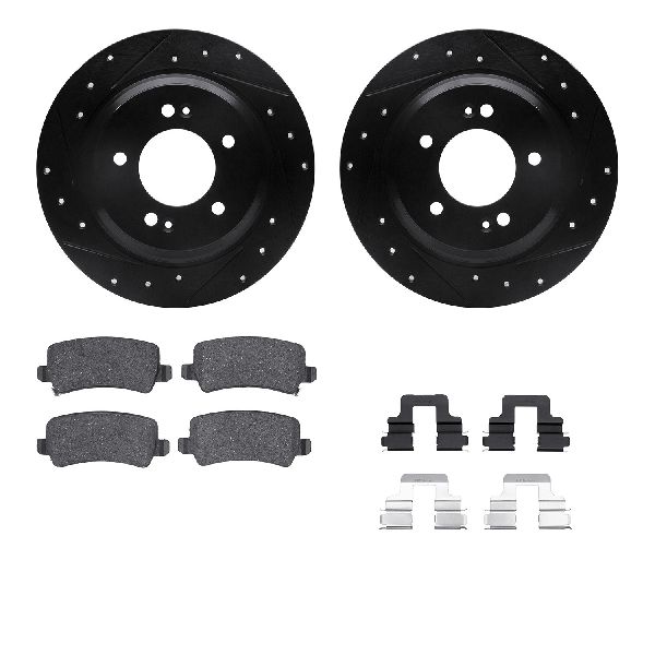 2016-2017 Hyundai Azera Disc Brake Kit - Rear (Dynamic Friction)
