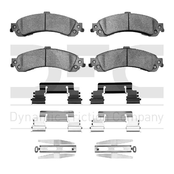 2000-2006 Chevrolet Tahoe Disc Brake Pad Set - Rear (Dynamic Friction)
