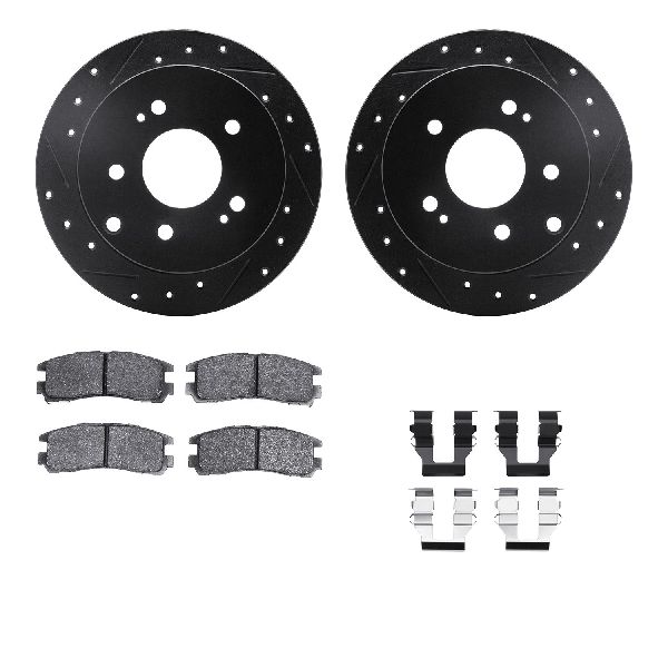 2004-2012 Mitsubishi Galant Disc Brake Kit - Rear (Dynamic Friction)