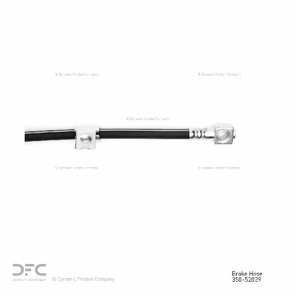 1984-1987 Pontiac Fiero Brake Hydraulic Hose - Rear Left (Dynamic Friction)
