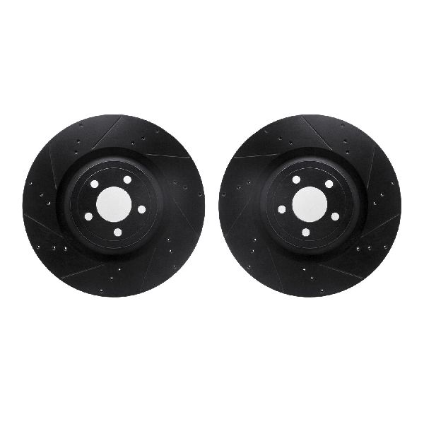 2015-2023 Ford Mustang Disc Brake Rotor Set - Front (Dynamic Friction)