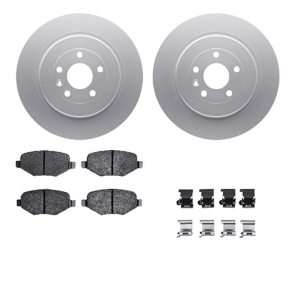 2013-2016 Lincoln MKT Disc Brake Kit - Rear (Dynamic Friction)