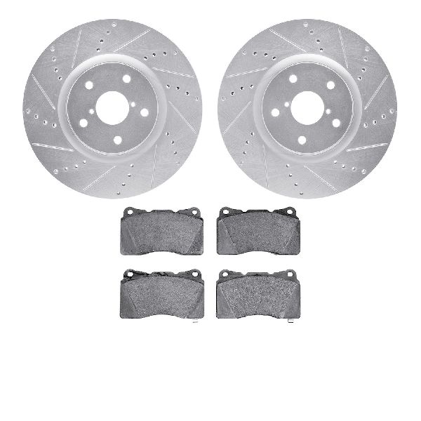 2005-2014 Subaru Impreza Disc Brake Kit - Front (Dynamic Friction)