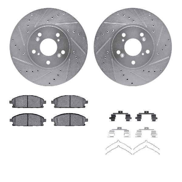 2003-2006 Acura MDX Disc Brake Kit - Front (Dynamic Friction)