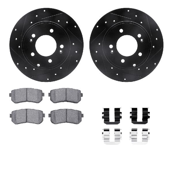 2015-2019 Hyundai Sonata Disc Brake Kit - Rear (Dynamic Friction)