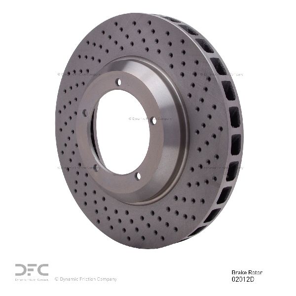 1982-1989 Porsche 911 Disc Brake Rotor - Front Right (Dynamic Friction)
