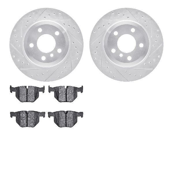 2007-2018 BMW X5 Disc Brake Kit - Rear (Dynamic Friction)