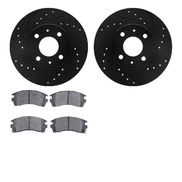 1991-1994 Nissan Sentra Disc Brake Kit - Front (Dynamic Friction)
