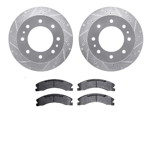 2011-2019 GMC Sierra 2500 HD Disc Brake Kit - Rear (Dynamic Friction)