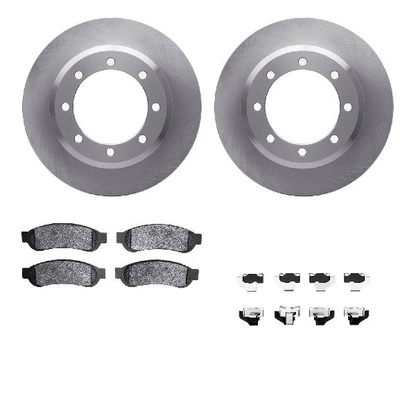 2010-2012 Ford F-350 Super Duty Disc Brake Kit - Rear (Dynamic Friction)