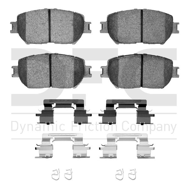 2002-2006 Toyota Camry Disc Brake Pad Set - Front (Dynamic Friction)