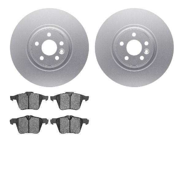 2007-2010 Volvo S80 Disc Brake Kit - Front (Dynamic Friction)
