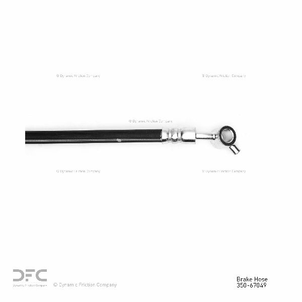 1998-2001 Nissan Frontier Brake Hydraulic Hose - Front Right (Dynamic Friction)