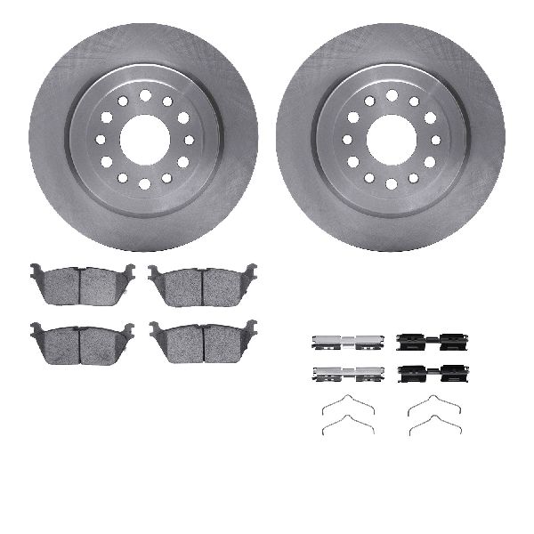 2019-2025 Ram 1500 Disc Brake Kit - Rear (Dynamic Friction)