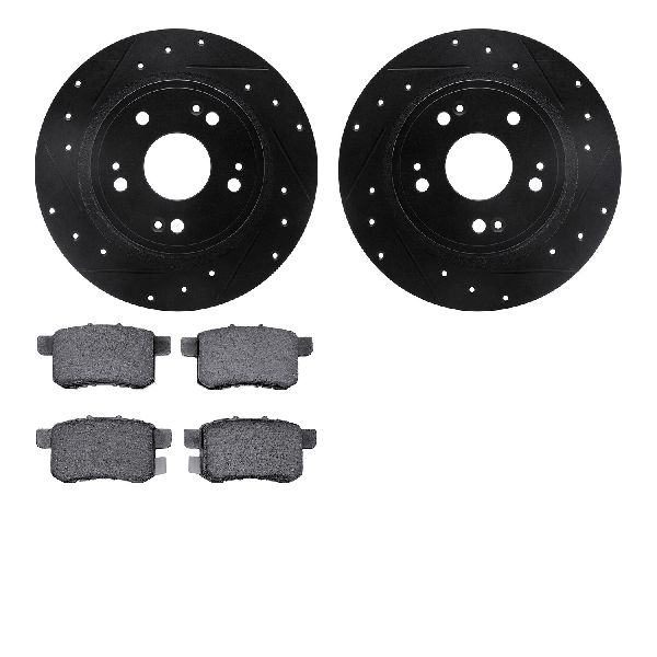 2009-2014 Acura TSX Disc Brake Kit - Rear (Dynamic Friction)