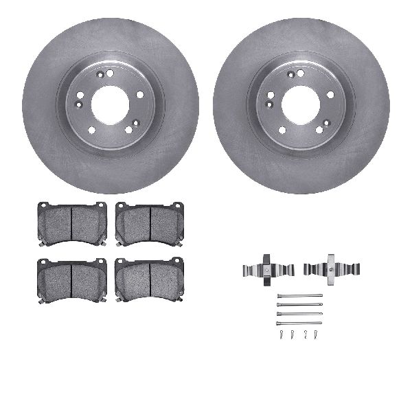 2009-2014 Hyundai Genesis Disc Brake Kit - Front (Dynamic Friction)