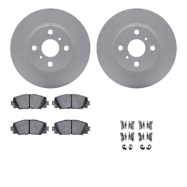 2012-2019 Toyota Prius C Disc Brake Kit - Front (Dynamic Friction)